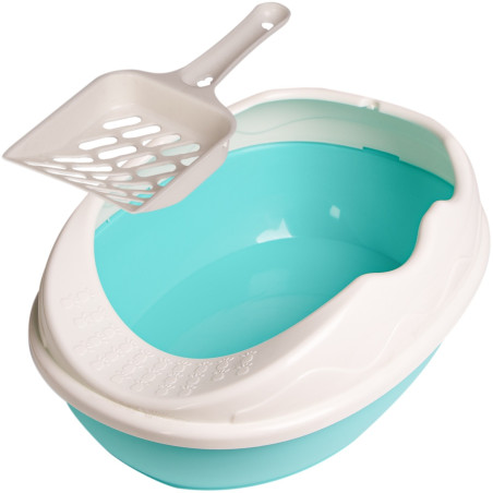 Furrever Friends Purrfect Point Turquoise with Scoop - Łatwa w czyszczeniu, idealna dla małych kotów