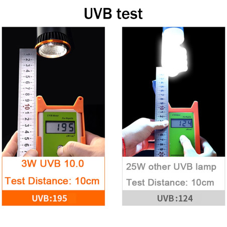 Terrario Reptile's LED UVB 5.0 3W - Optymalne UVB dla gadów