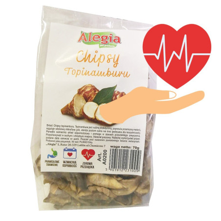 Przysmak dla królików i gryzoni Alegia Chipsy Topinamburu 70 g