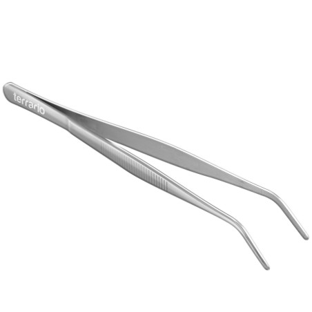 Terrario ViperTweez Bent S - pęseta zagięta 20cm | Precyzyjne chwytanie bez uszkodzeń