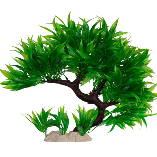 Kruger Meier Plant Majestic Tree - roślinka sztuczna | Idealna do akwarium słodkowodnego