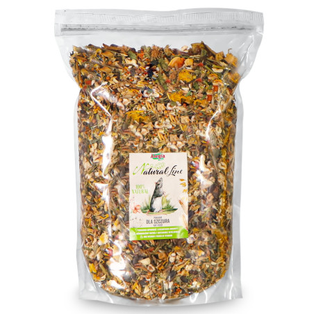 Alegia Natural Line - pokarm dla szczura 2,5kg | Naturalna receptura, zdrowe futro