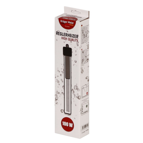 Kruger Meier Reglerheizer 100W - grzałka z termostatem do akwarium | Stabilna temperatura, bezpieczna dla ryb