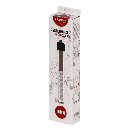 Kruger Meier Reglerheizer 100W - grzałka z termostatem do akwarium | Stabilna temperatura, bezpieczna dla ryb