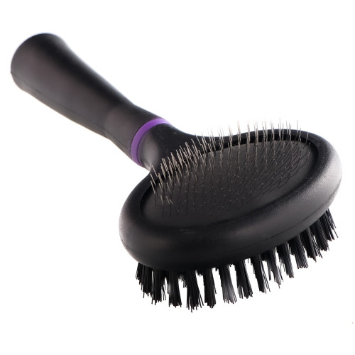 Groom Cat Dual Slicker Brush - delikatna pielęgnacja, mniej kul sierści