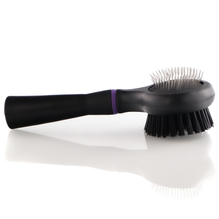 Groom Cat Dual Slicker Brush - delikatna pielęgnacja, mniej kul sierści