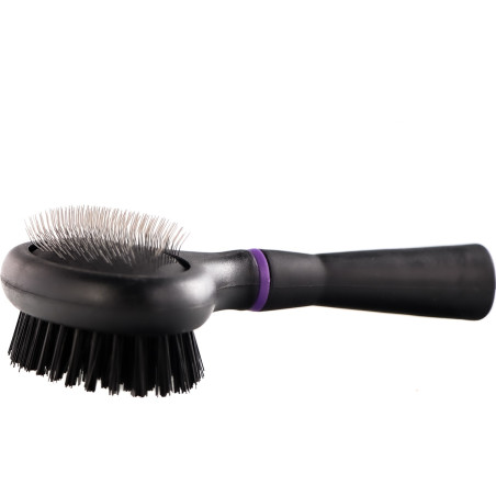Groom Cat Dual Slicker Brush - delikatna pielęgnacja, mniej kul sierści