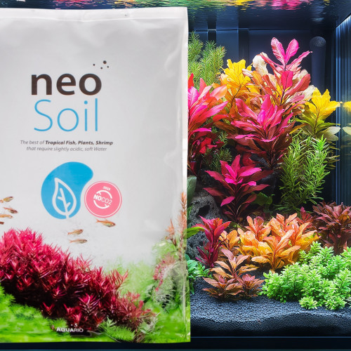 Podłoże aktywne NEO MEDIA Neo Soil Plant No CO2 3 l do akwarium roślinnego