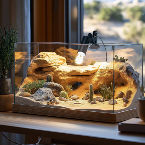 Terrario ReptiSun Time Control - lampa z programatorem czasowym | Idealna do terrarium