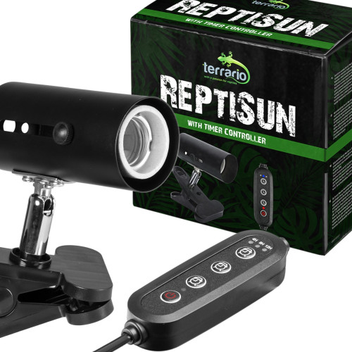 Terrario ReptiSun Time Control - lampa z programatorem czasowym | Idealna do terrarium