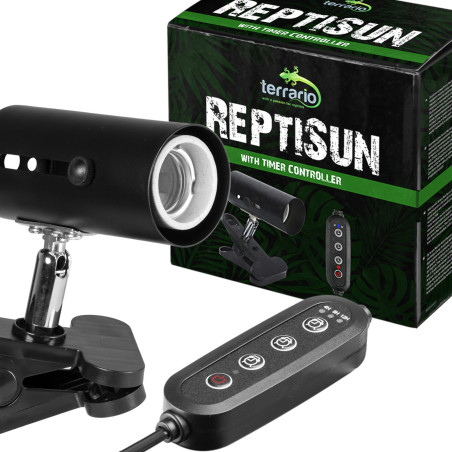 Terrario ReptiSun Time Control - lampa z programatorem czasowym | Idealna do terrarium