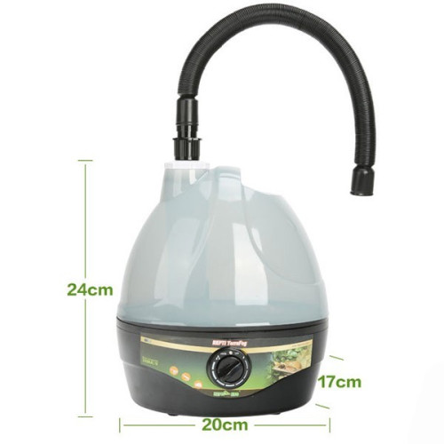 Repti-Zoo TF01 zewnętrzny generator mgły - Cicha i precyzyjna wilgotność idealna do terrarium