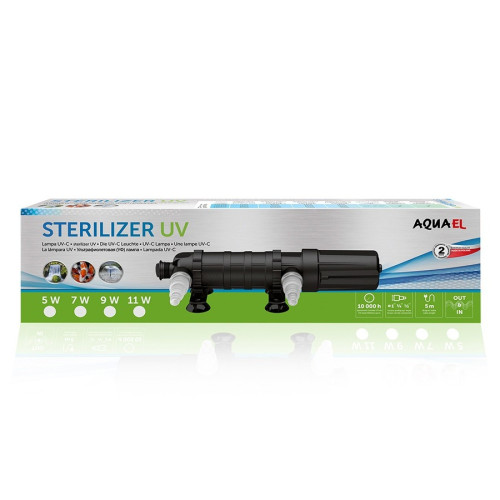 Aquael STERILIZER UV PS 2.0 - sterylizator UV | Krystaliczna woda w oczku wodnym