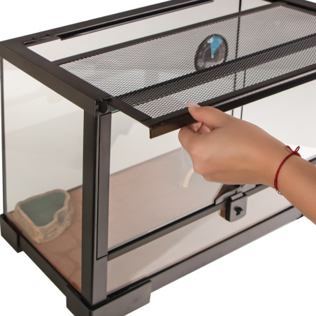 Terrarium szklane Resun ReptiSet Comfort ONE 50×25×30 cm