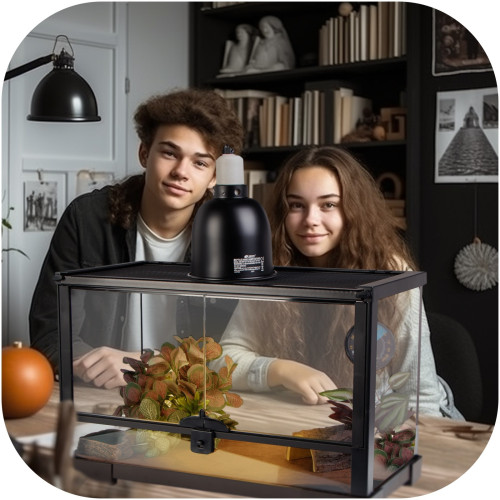 Terrarium szklane Resun ReptiSet Comfort ONE 50×25×30 cm