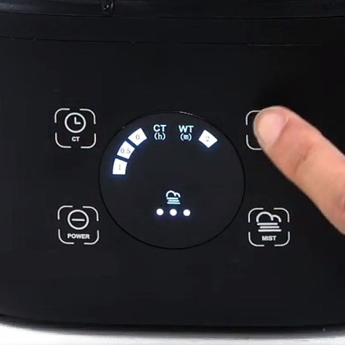 Repti-Zoo Digital Fogger zewnętrzny zamgławiacz LCD - Idealny do terrarium
