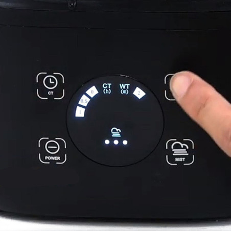 Repti-Zoo Digital Fogger zewnętrzny zamgławiacz LCD - Idealny do terrarium