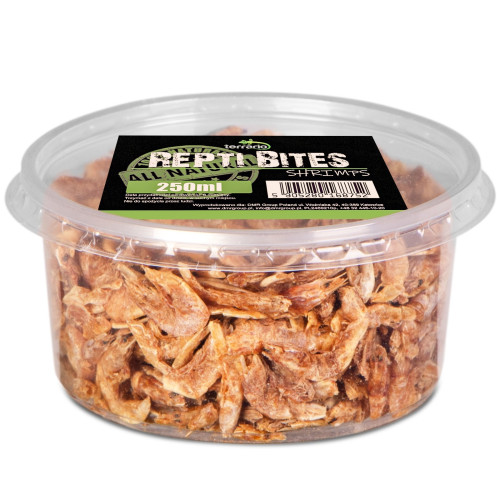 Terrario Repti Bites Shrimps 250ml - krewetki suszone | Naturalne źródło białka dla gadów