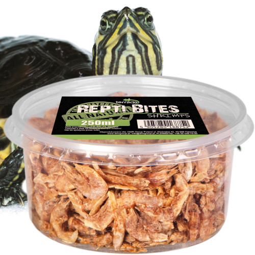 Terrario Repti Bites Shrimps 250ml - krewetki suszone | Naturalne źródło białka dla gadów