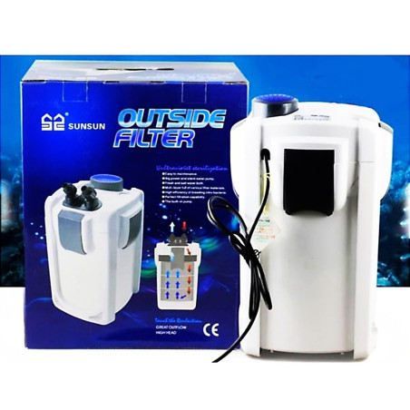 SunSun Health Water UV-C 2 filtr kubełkowy 1000l/h z lampą UV - Krystaliczna woda
