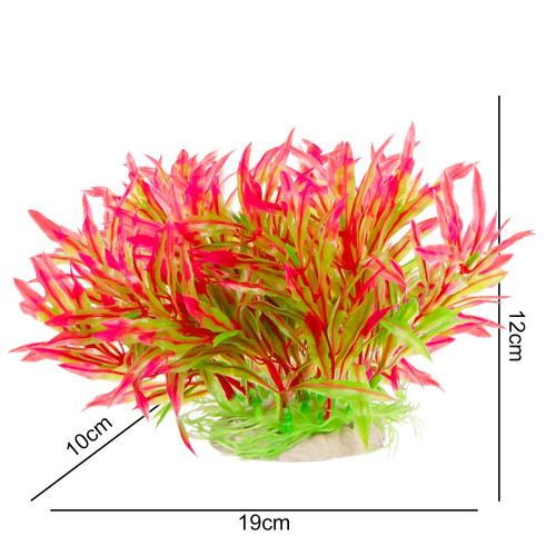 Kruger Meier Plant Pink Grass - roślinka sztuczna | Idealna do terrarium
