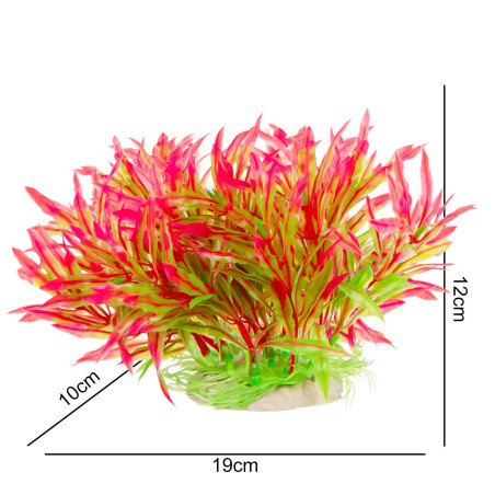 Kruger Meier Plant Pink Grass - roślinka sztuczna | Idealna do terrarium