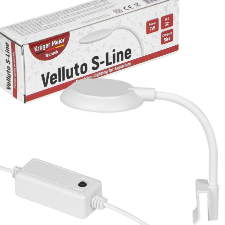 Kruger Meier Velluto S-Line - lampa LED do akwarium 10l - 40l | Energooszczędne naturalne światło