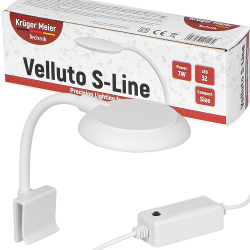 Kruger Meier Velluto S-Line - lampa LED do akwarium 10l - 40l | Energooszczędne naturalne światło