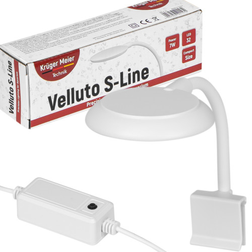 Kruger Meier Velluto S-Line - lampa LED do akwarium 10l - 40l | Energooszczędne naturalne światło