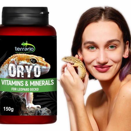Terrario ORYO for Leopard Gecko 150g - Zdrowe łuski i więcej energii