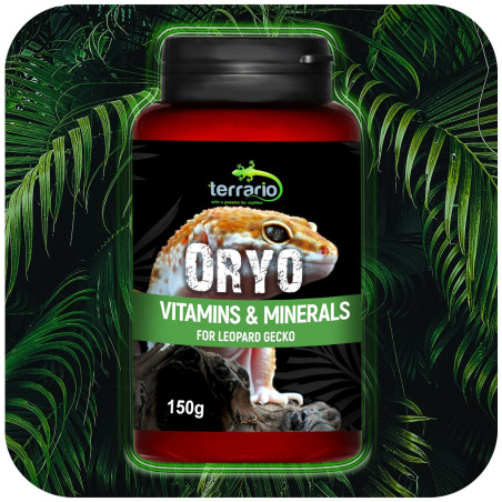 Terrario ORYO for Leopard Gecko 150g - Zdrowe łuski i więcej energii