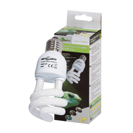 Repti-Zoo Tropical Lamp 5.0 UVB 26W - Żarówka e27 | Idealna do terrarium