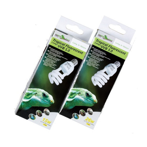 Repti-Zoo Tropical Lamp 5.0 UVB 26W - Żarówka e27 | Idealna do terrarium