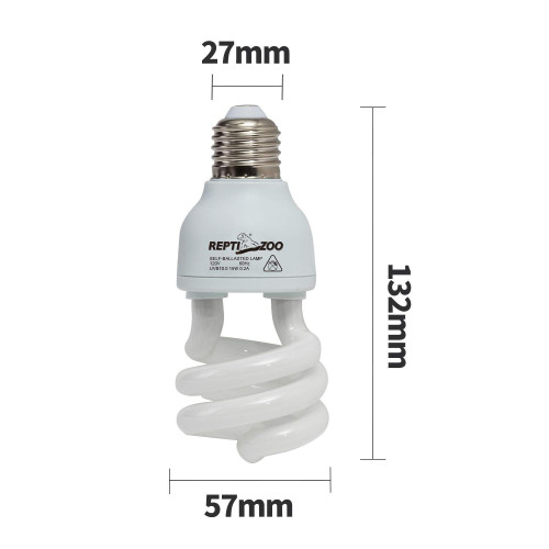 Repti-Zoo Tropical Lamp 5.0 UVB 26W - Żarówka e27 | Idealna do terrarium