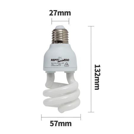 Repti-Zoo Tropical Lamp 5.0 UVB 26W - Żarówka e27 | Idealna do terrarium