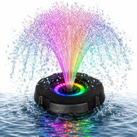 Fontanna pływająca Kruger Meier PondSplash Elite 20000 LED z oświetleniem