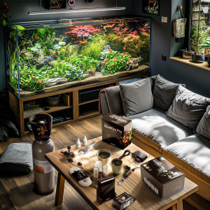 Aquario Exclusive 2.0 - zestaw CO2 z elektrozaworem i komputerem pH + butla 5l