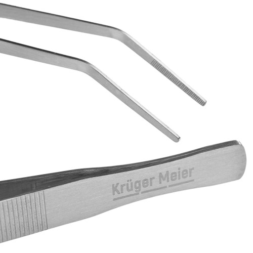Kruger Meier Pflanzenpinzette Verbogen - pęseta zagięta 38cm | Precyzyjne sadzenie roślin w akwarium