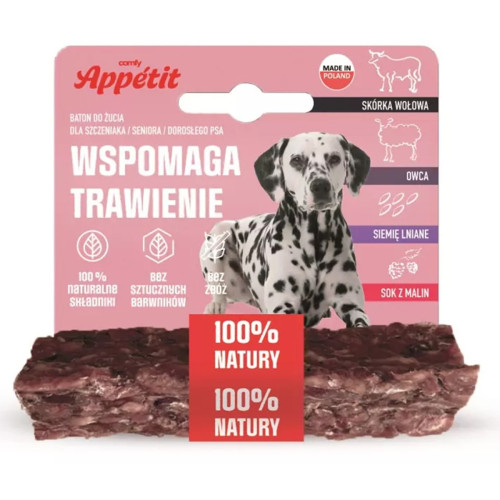 Comfy Appetit baton dla psa na zdrowe trawienie 12cm 40g - Lekkostrawny i smakowity
