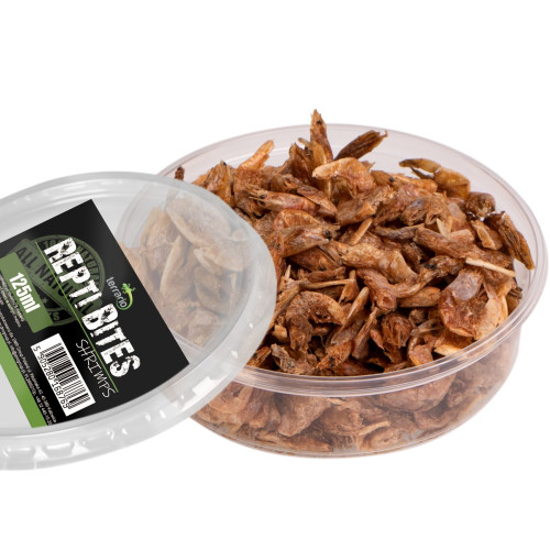 Terrario Repti Bites Shrimps 125ml - bogate w białko dla gadów