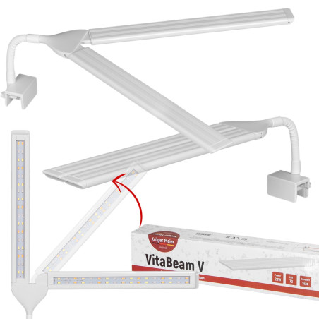 Kruger Meier VitaBeam V lampa LED 23W do akwarium 80-120l - Idealne oświetlenie dla roślin