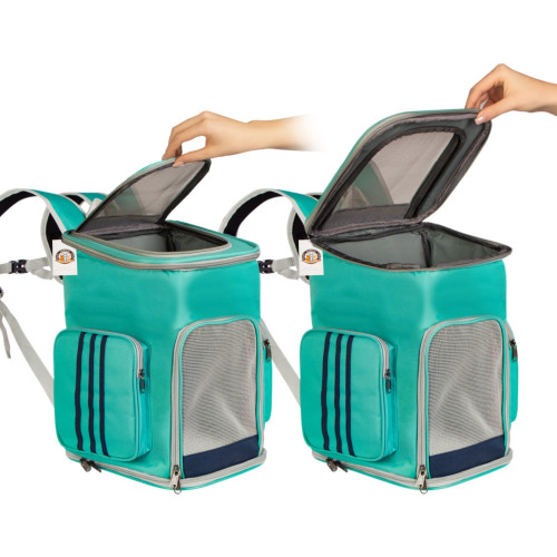 Furrever Friends Catbox Turquoise plecak transporter dla kota i psa - Bezpieczny i lekki na podróże