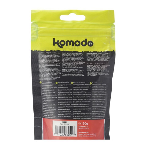 Komodo Nutri-Cal 150g - Mocne kości i zdrowa skorupa