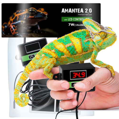 Terrario Amantea 2.0 7W - mata grzewcza z termostatem | Idealna do terrarium