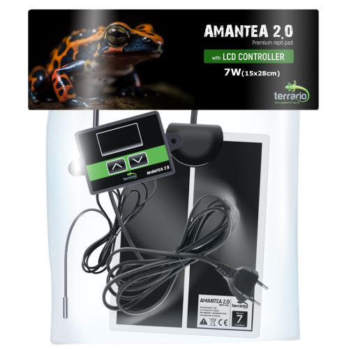 Terrario Amantea 2.0 7W - mata grzewcza z termostatem | Idealna do terrarium