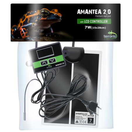 Terrario Amantea 2.0 7W - mata grzewcza z termostatem | Idealna do terrarium