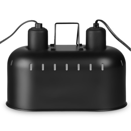 Lampa grzewcza Resun Reptile Black Lamp DUO podwójna czarna do terrarium