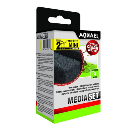 Wkład gąbkowy Aquael Fan Filter Mini - mechaniczny, trwały, łatwy w czyszczeniu