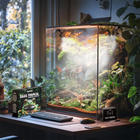 Terrario Oasis Tropical - zraszacz automatyczny | Idealne nawilżenie terrarium