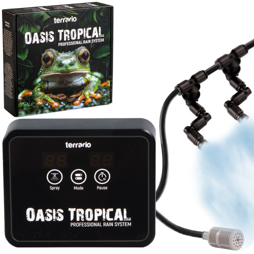 Terrario Oasis Tropical - zraszacz automatyczny | Idealne nawilżenie terrarium
